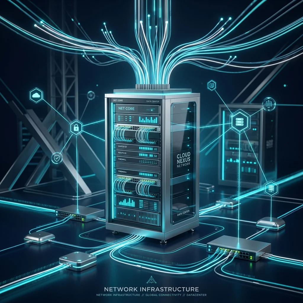 Network Infrastructure Illustration